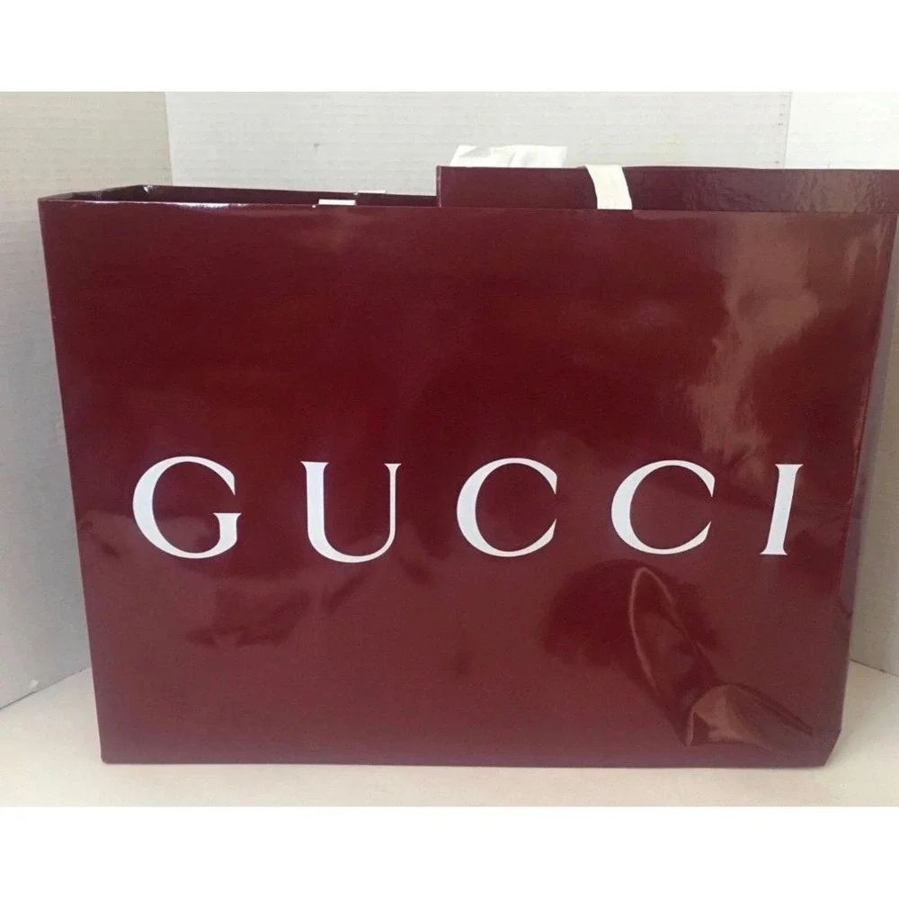 Gucci Paper Shopping Gift Bag - 16 1/2 x 12 inches